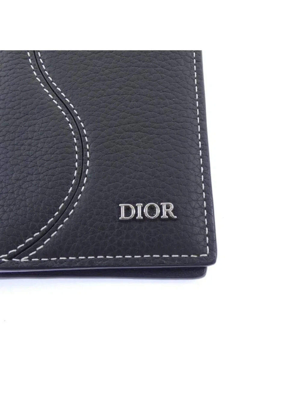 Dior Card Case Card Holders Black